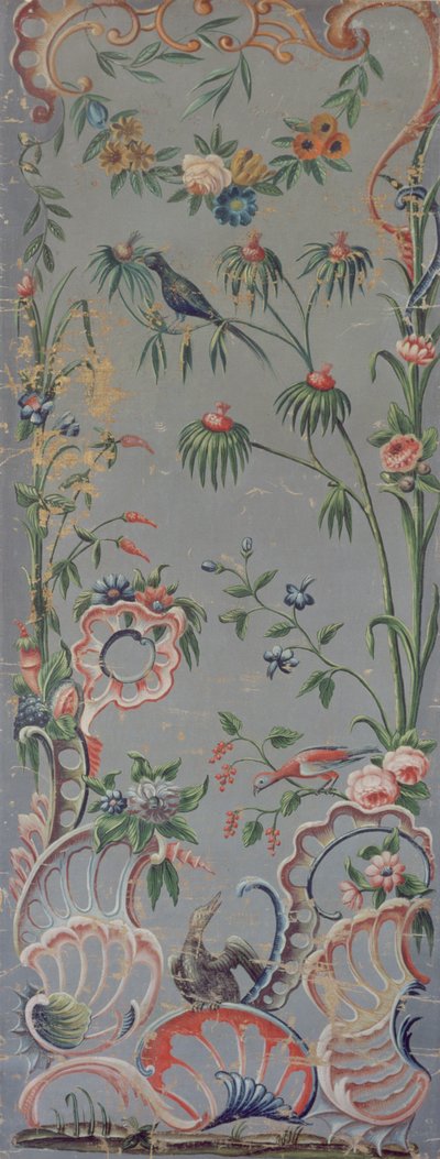 Oilcloth wallpaper by German School